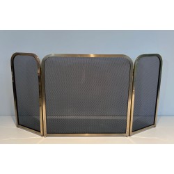 Pare-Feu en Laiton et Grillage