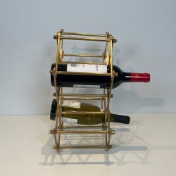 Porte-Bouteilles Pliant  en Laiton