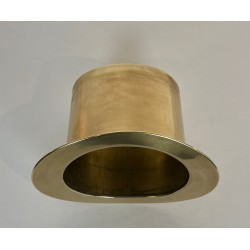 Brass Champagne Cooler in the Form of a Top Hat, France, circa 1920