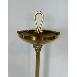 Cendrier de Style Néoclassique en Bronze, Laiton et Socle de Marbre Noir dans le Goût de la Maison Jansen