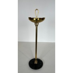 Cendrier de Style Néoclassique en Bronze, Laiton et Socle de Marbre Noir dans le Goût de la Maison Jansen