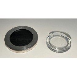 Circular Glass and Chrome Vide-Poche, France, circa 1970