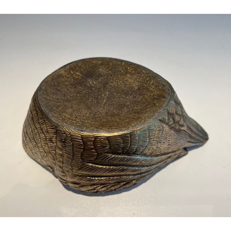 Silver-Plated Duck Ice Bucket by Mauro Manetti, Italy, circa 1970