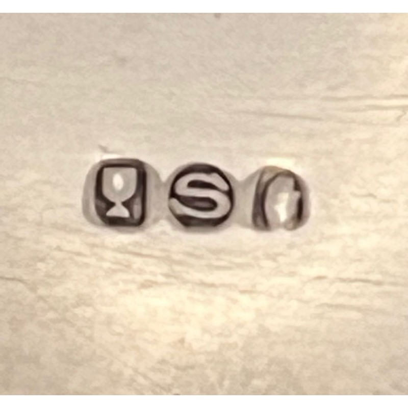 Circular Glass and Chrome Vide-Poche, France, circa 1970