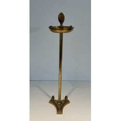 Neoclassical Bronze Standing Ashtray in the Manner of Maison Jansen, France, circa 1940