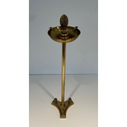 Neoclassical Bronze Standing Ashtray in the Manner of Maison Jansen, France, circa 1940