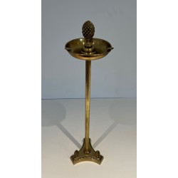 Neoclassical Bronze Standing Ashtray in the Manner of Maison Jansen, France, circa 1940