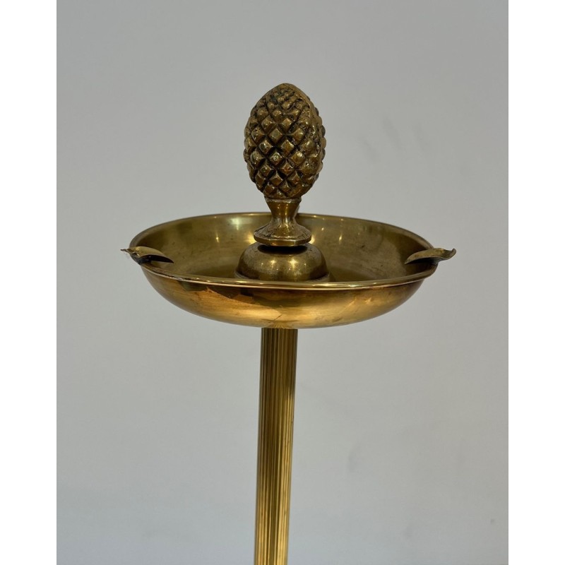 Neoclassical Bronze Standing Ashtray in the Manner of Maison Jansen, France, circa 1940