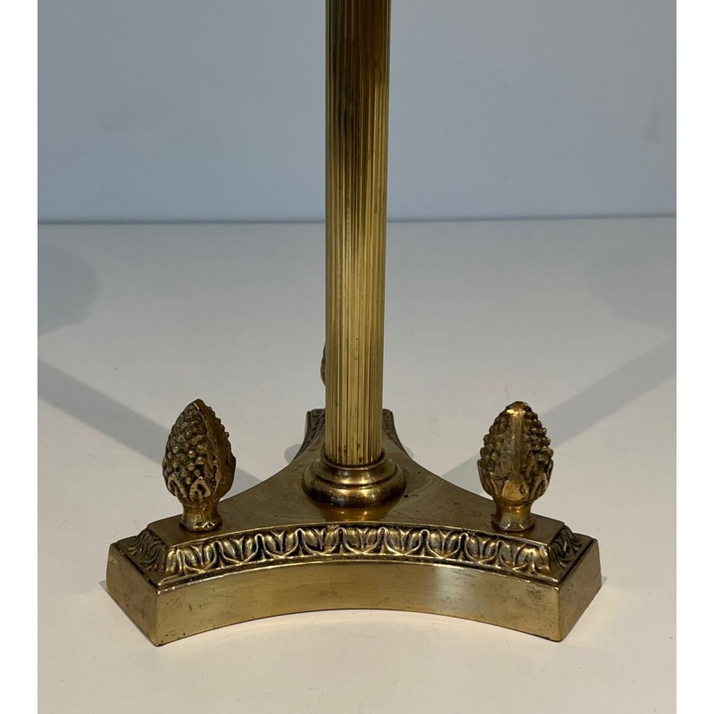 Neoclassical Bronze Standing Ashtray in the Manner of Maison Jansen, France, circa 1940