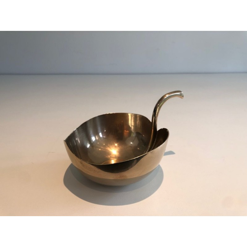 Brass Leaf-Form Vide-Poche, France, circa 1970