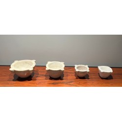 Suite of Four 18th-Century French Marble Mortars