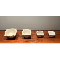 Suite of Four 18th-Century French Marble Mortars