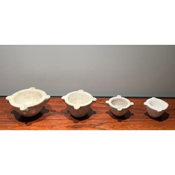 Suite of Four 18th-Century French Marble Mortars