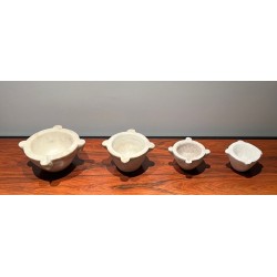 Suite of Four 18th-Century French Marble Mortars