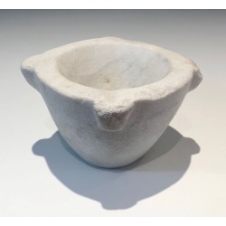 French White Marble Mortar — 18th Century