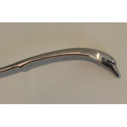 Christian Fjerdingstadt pour Gallia — Saucière Cygne en Métal Argenté avec Louche, Vers 1930