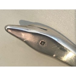 Christian Fjerdingstadt for Gallia — Silver-Plated Swan Gravy Boat with Ladle, Circa 1930