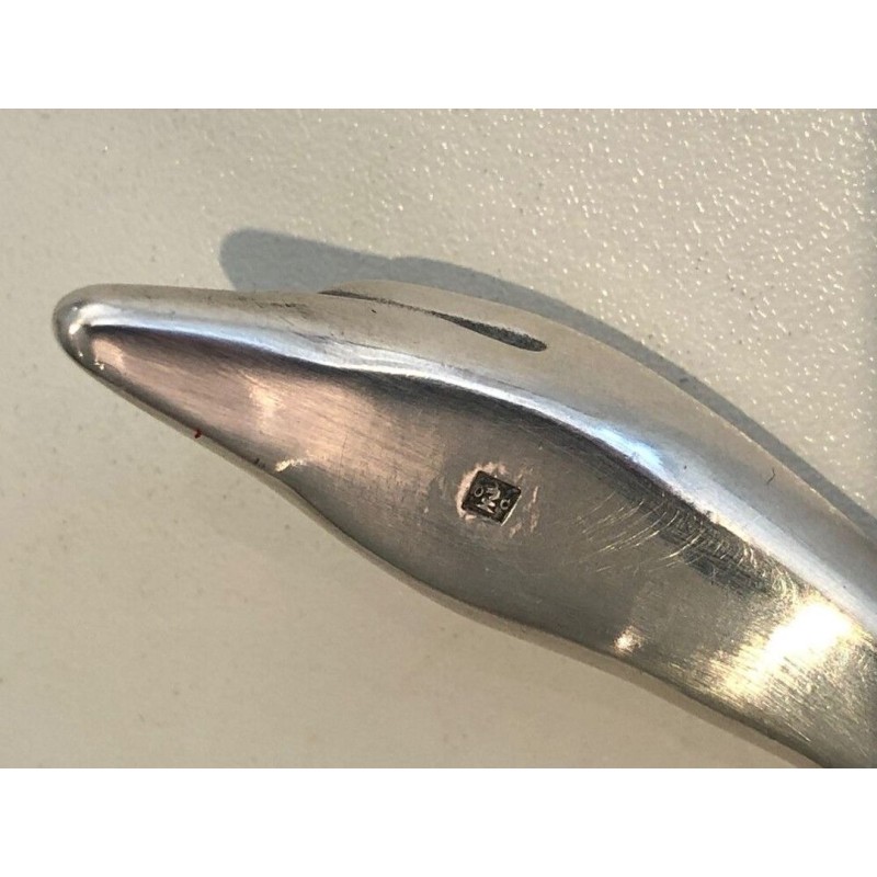 Christian Fjerdingstadt for Gallia — Silver-Plated Swan Gravy Boat with Ladle, Circa 1930