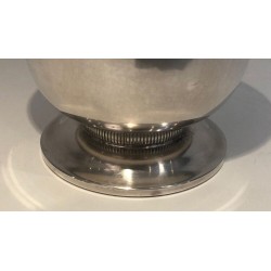 French Silver-Plated Champagne Bucket with Shell Handles — Triple Hallmarked, Circa 1930