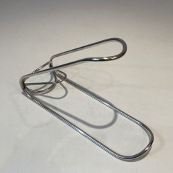 Silver-Plated Twisted Wire Single-Bottle Wine Cradle — French Work, Circa 1930