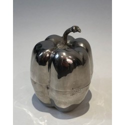 Silver-Plated Bell Pepper Ice Bucket — French Work, Circa 1970