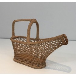 Porte-Bouteille En Rotin