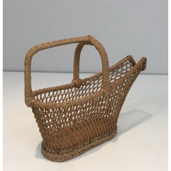 Porte-Bouteille En Rotin