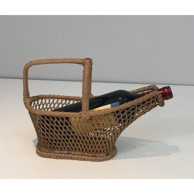 Porte-Bouteille En Rotin