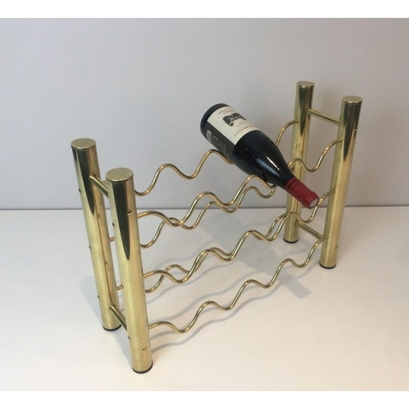 Porte-Bouteilles Design en Laiton