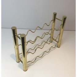 Porte-Bouteilles Design en Laiton