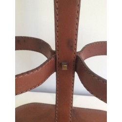 Leather Bottle Holder — Signed Delvaux, Belgian Work, Circa 1970