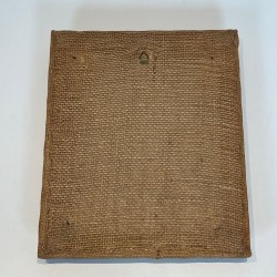 Photo Frame in Rope and Woven Canvas by Audoux-Minet — French Work, Circa 1950