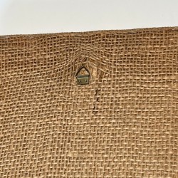 Photo Frame in Rope and Woven Canvas by Audoux-Minet — French Work, Circa 1950