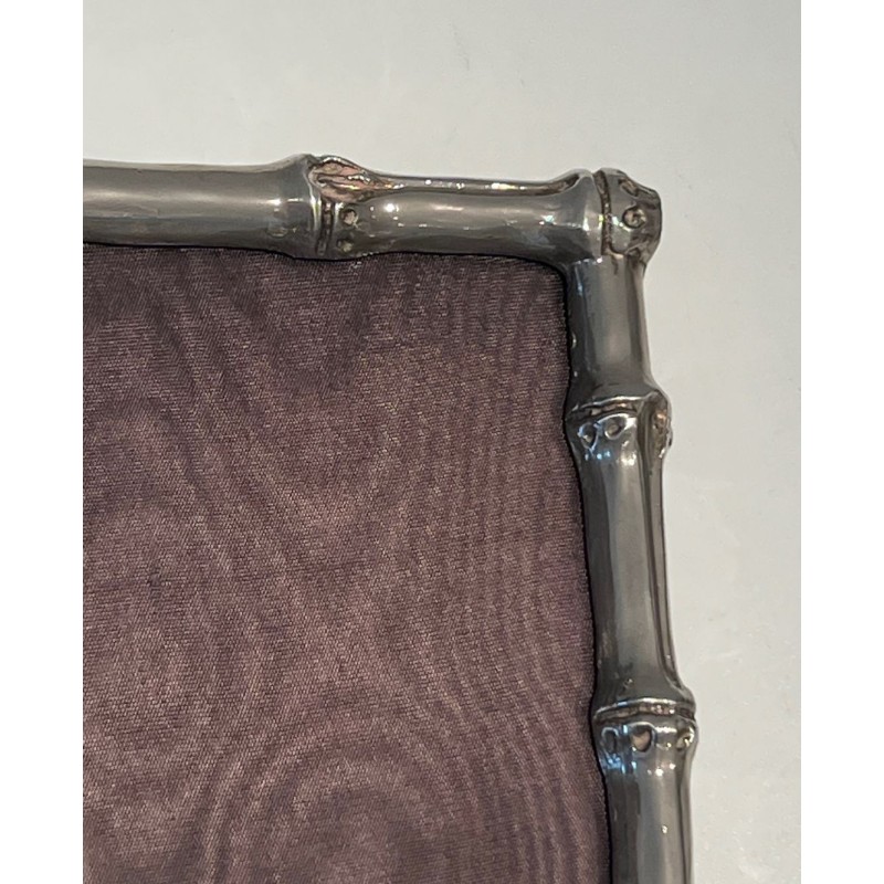 Petit Cadre en Bronze Argenté de la Maison Baguès