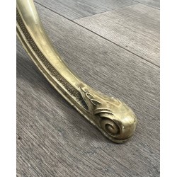 Neoclassical Brass Psyché Mirror in the Style of Maison Jansen — French Work, Circa 1970