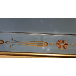 Large Mirror with Engraved and Gilded Neoclassical Decorations — French Work, Circa 1970