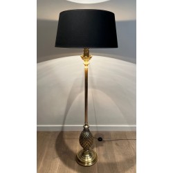 Lampadaire de Parquet Ananas en Laiton