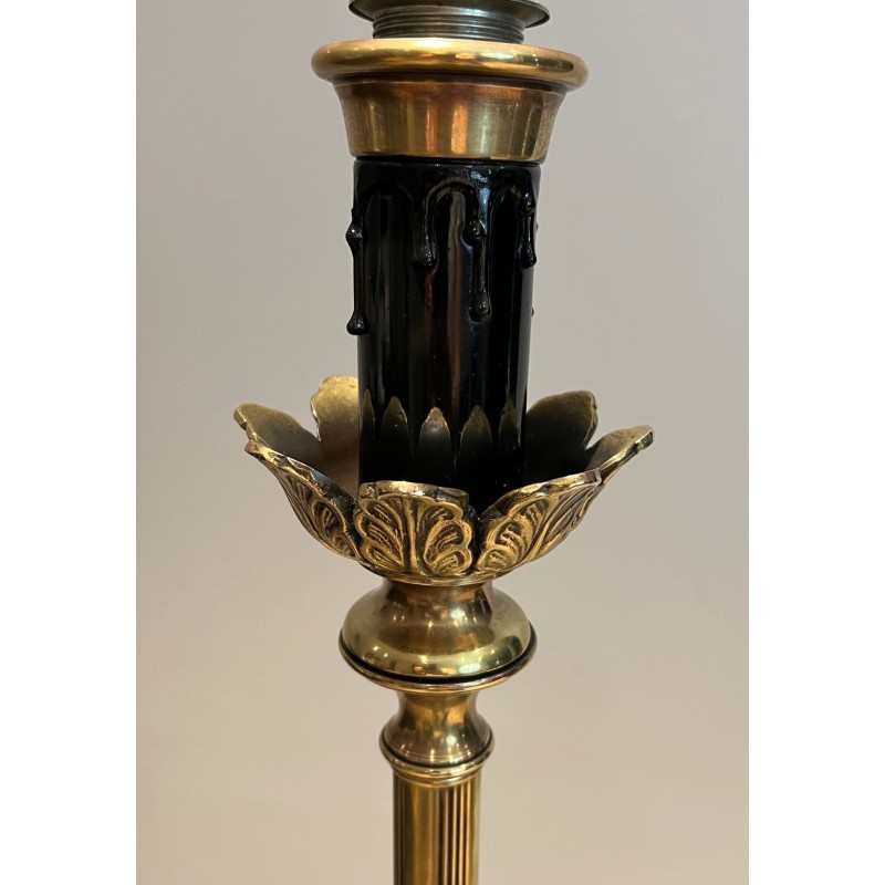 Lampadaire Ananas Laiton, Goût Maison Charles, v.1970 | Maison BARROIS