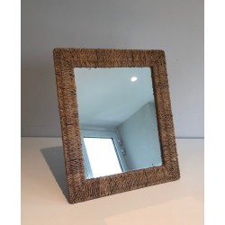 Rope-Frame Mirror in the Manner of Audoux-Minet