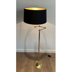 Paire de Lampes Liseuses en Laiton Attribuées à Maison Jansen, vers 1940
