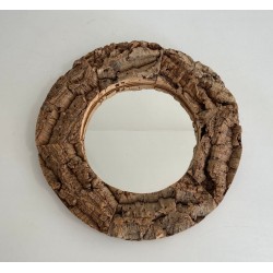 Miroir en Liège et Bois