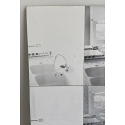 Photomontage Urbain Français en Noir et Blanc