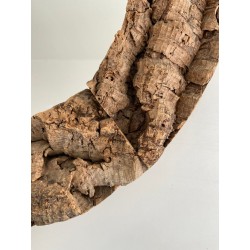 Cork and Wood Mirror