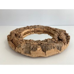 Cork and Wood Mirror