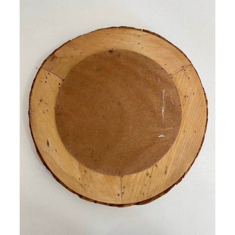 Cork and Wood Mirror