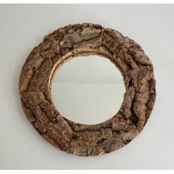 Miroir en Liège et Bois