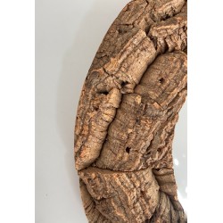 Cork and Wood Mirror