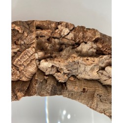 Cork and Wood Mirror