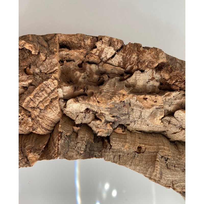 Cork and Wood Mirror