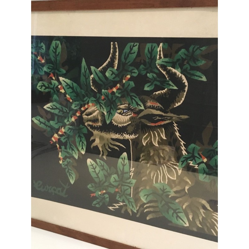 Ram Print Signed by Jean Lurçat